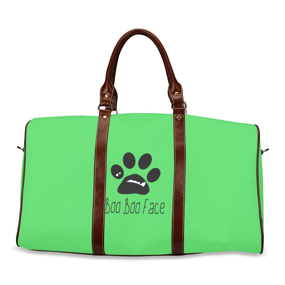 BooBooFace Carry All in Green from MacAi Waterproof Travel Bag/Small