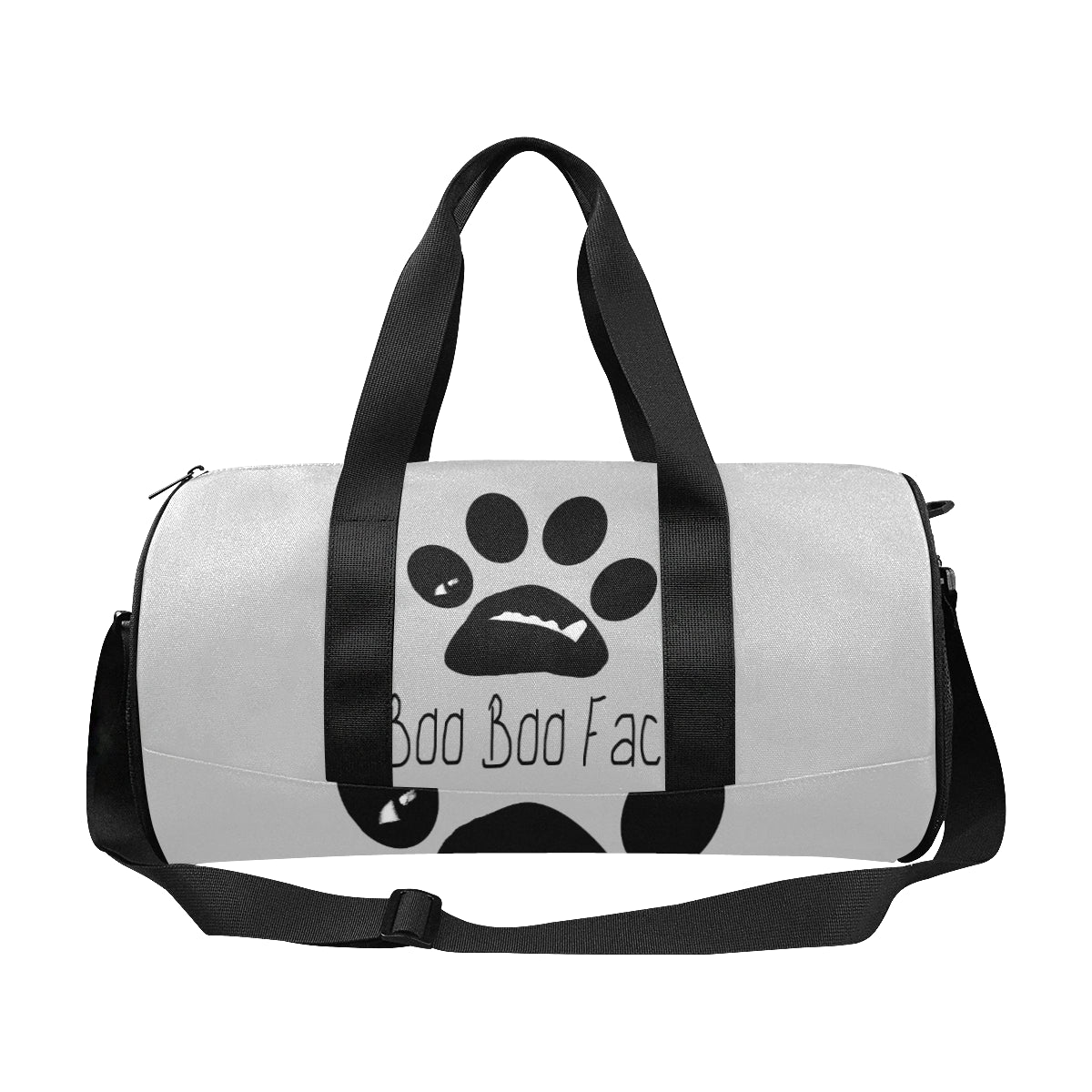 Face Large Duffel Bag | Gray Duffel Bag | MacAi & Co