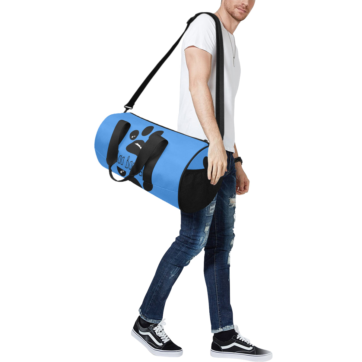 BooBooFace Large Duffle Bag Brilliant Blue Duffle Bag from MacAi & Co