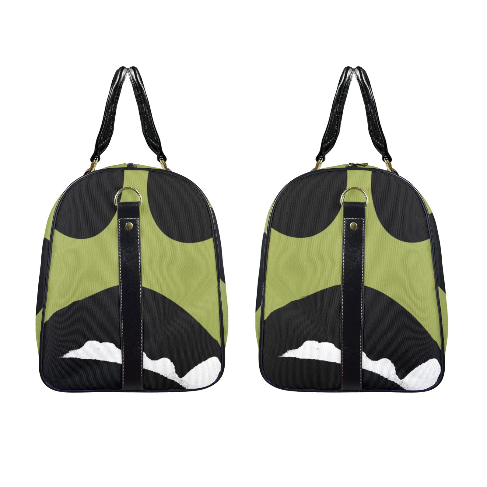 BooBooFace Green Large Duffle Large Capacity Travel Overnight Gym Bag MacAi & Co