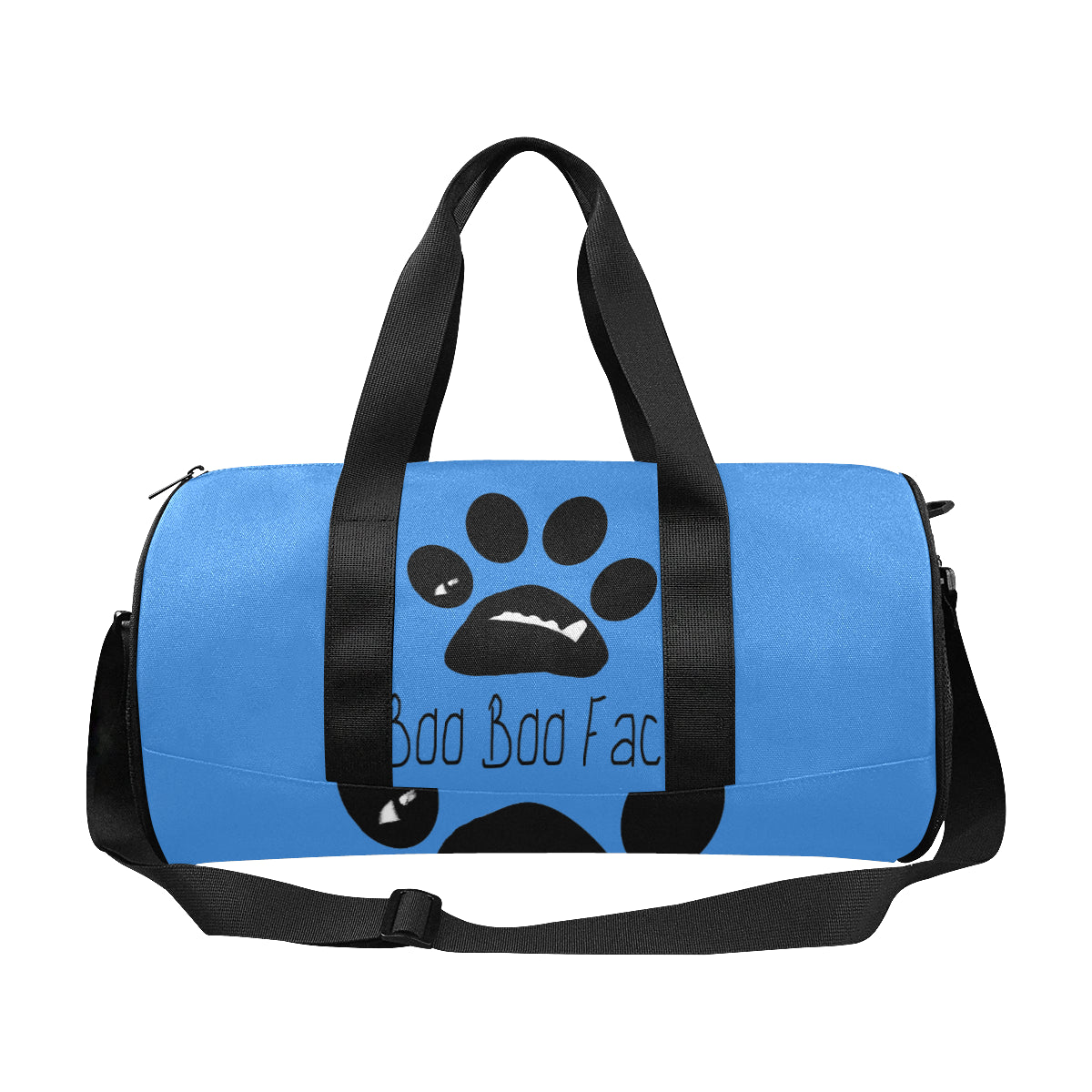 BooBooFace Large Duffel Bag Blue Duffle Bag (Model 1679)