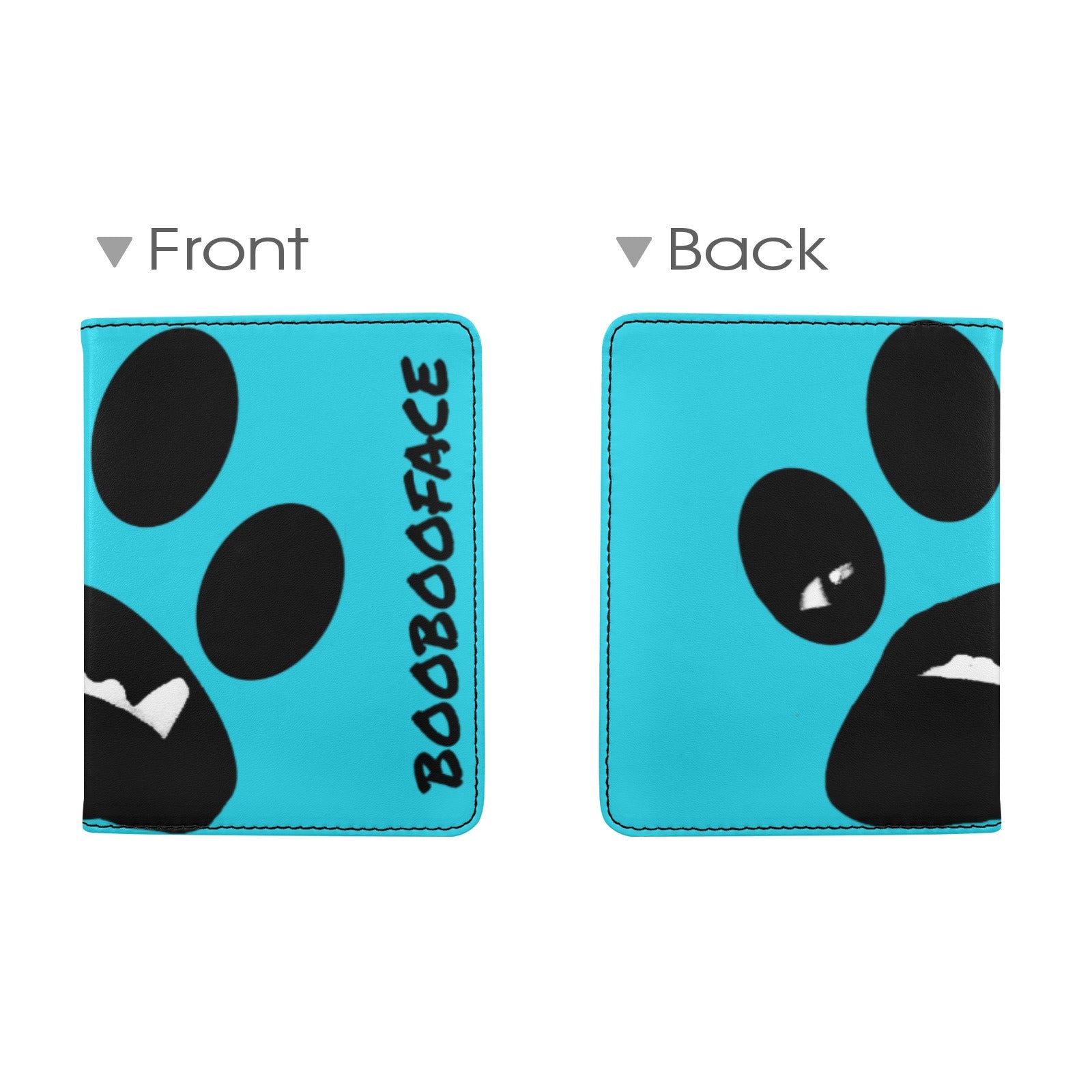 BooBooFace Passport  Holder In Aqua Blue from MacAi & Co Travel Overseas Daily