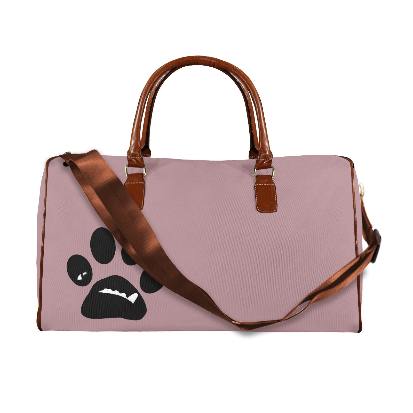 Large Travel Bag BooBooFace Collection from MacAi & Co in Rose Gold Light Lavender