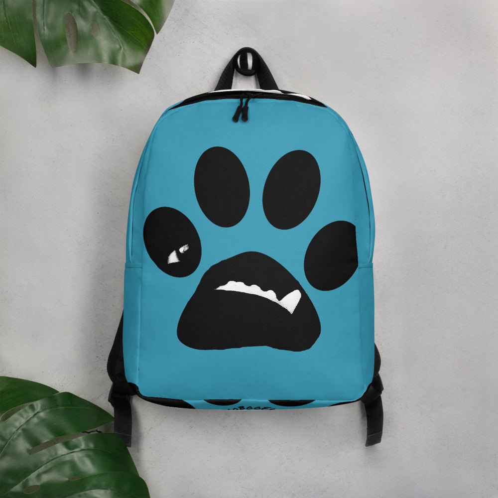 BooBooFace Blue Backpack Unisex from MacAi & Co - MacAi & Co