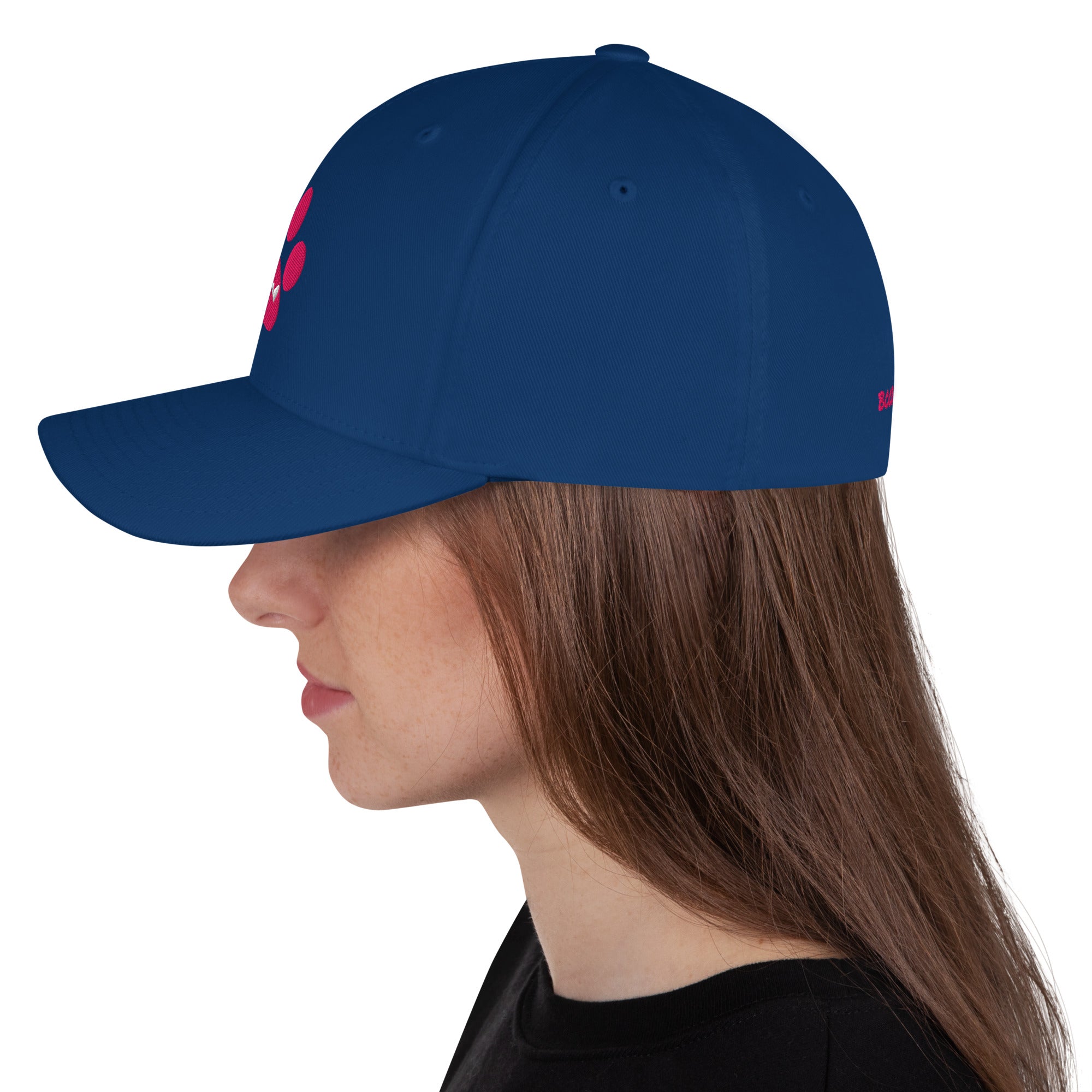 BooBooFace Blue Structured Twill Cap from MacAi & Co - MacAi & Co