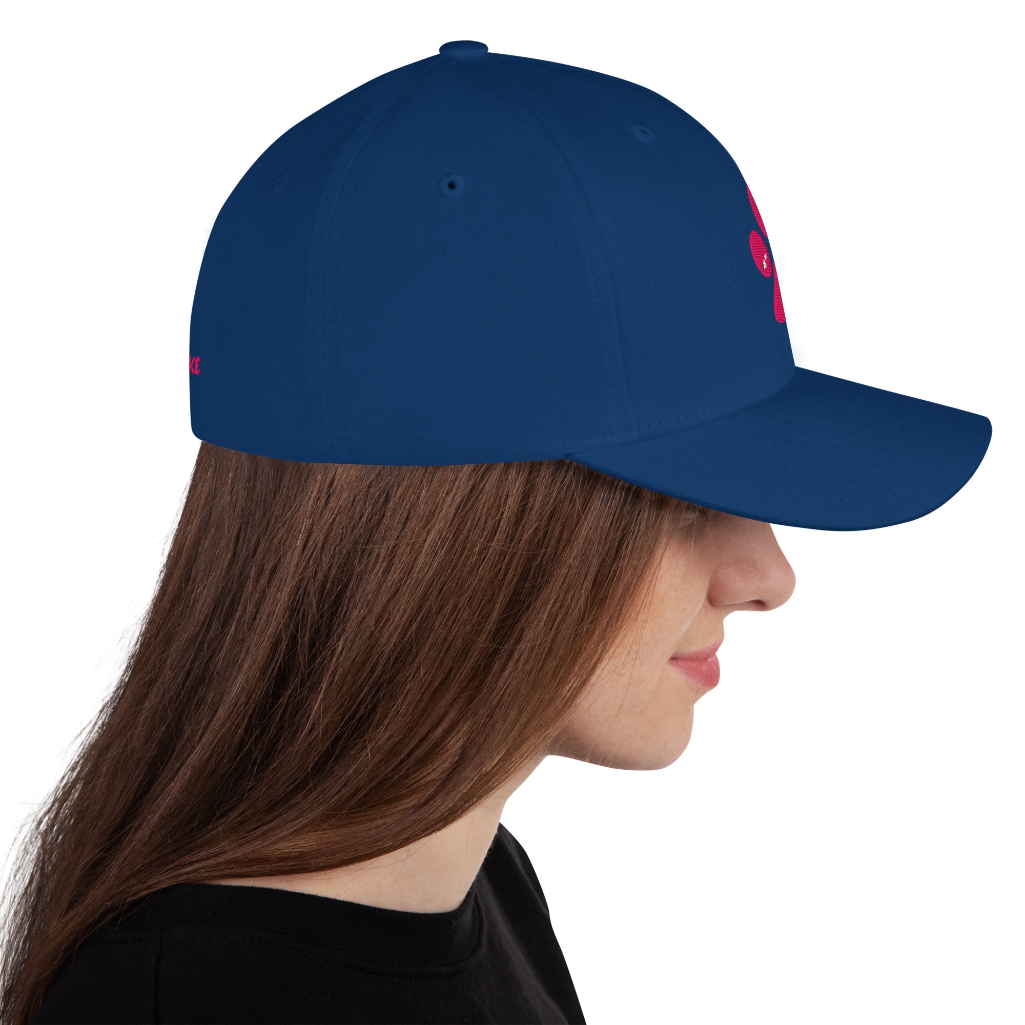 BooBooFace Blue Structured Twill Cap from MacAi & Co - MacAi & Co