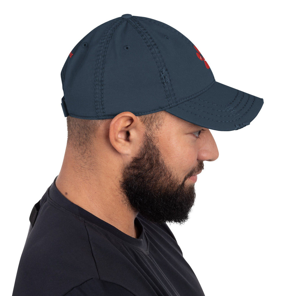 BooBooFace Collection Multi Colors Dog Lovers Distressed Unisex Baseball Cap - MacAi & Co