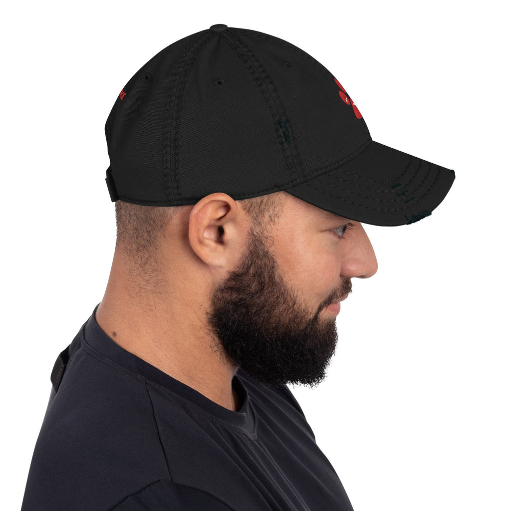 BooBooFace Collection Multi Colors Dog Lovers Distressed Unisex Baseball Cap - MacAi & Co