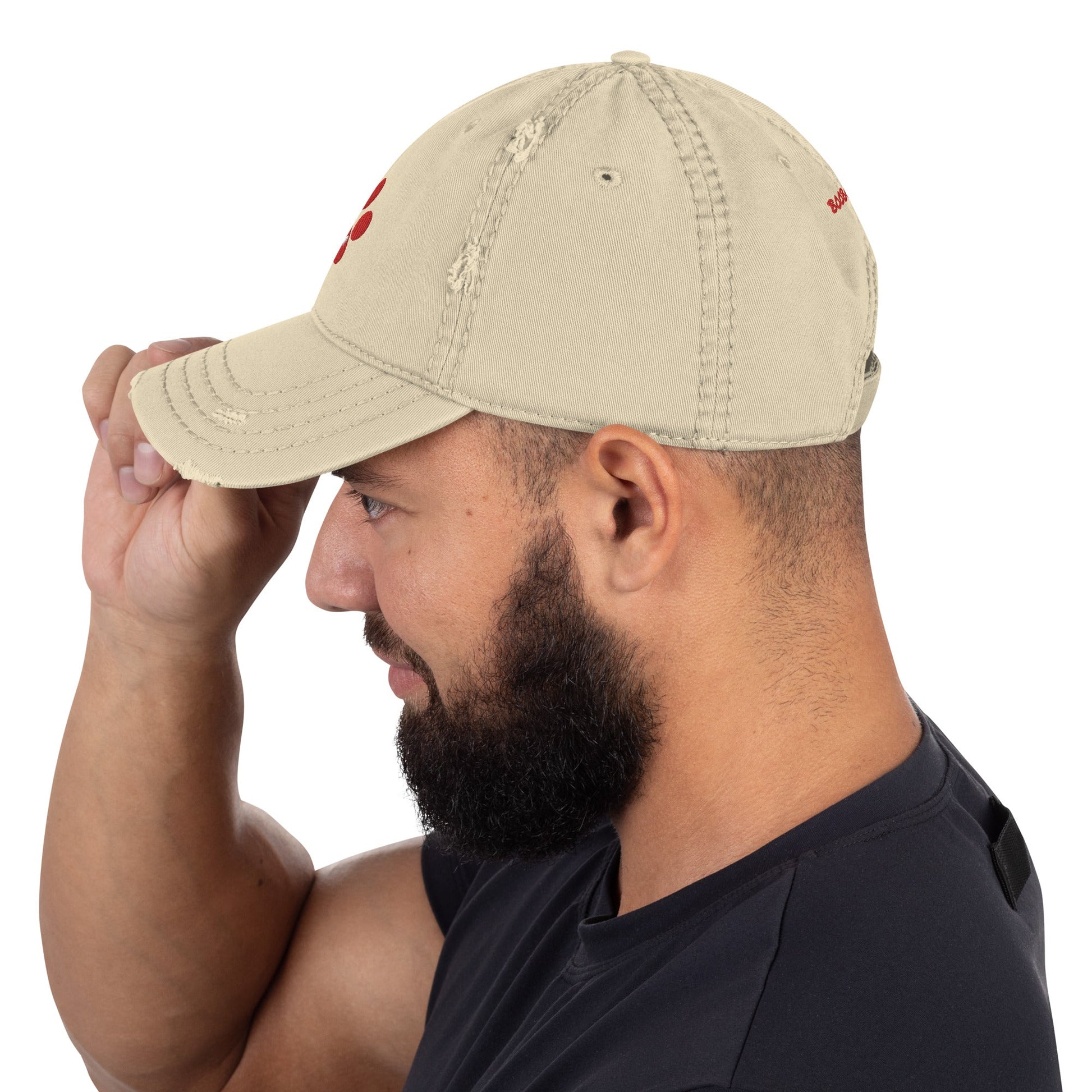 BooBooFace Collection Multi Colors Dog Lovers Distressed Unisex Baseball Cap - MacAi & Co