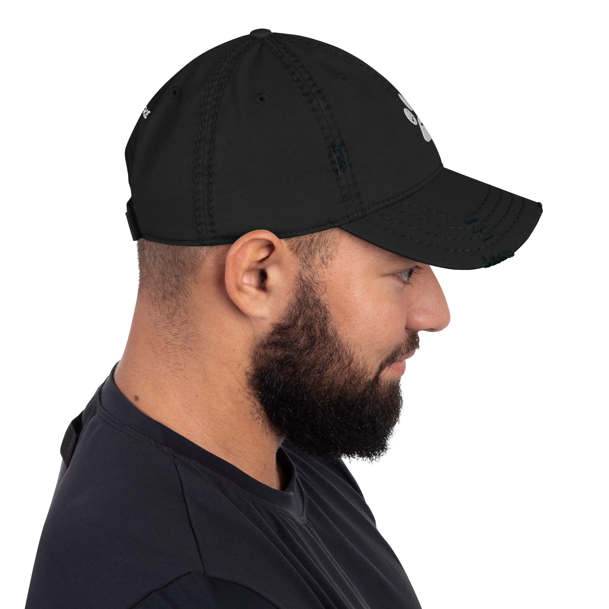 BooBooFace Distressed Dad Hat in Gray, Blue or Black - MacAi & Co