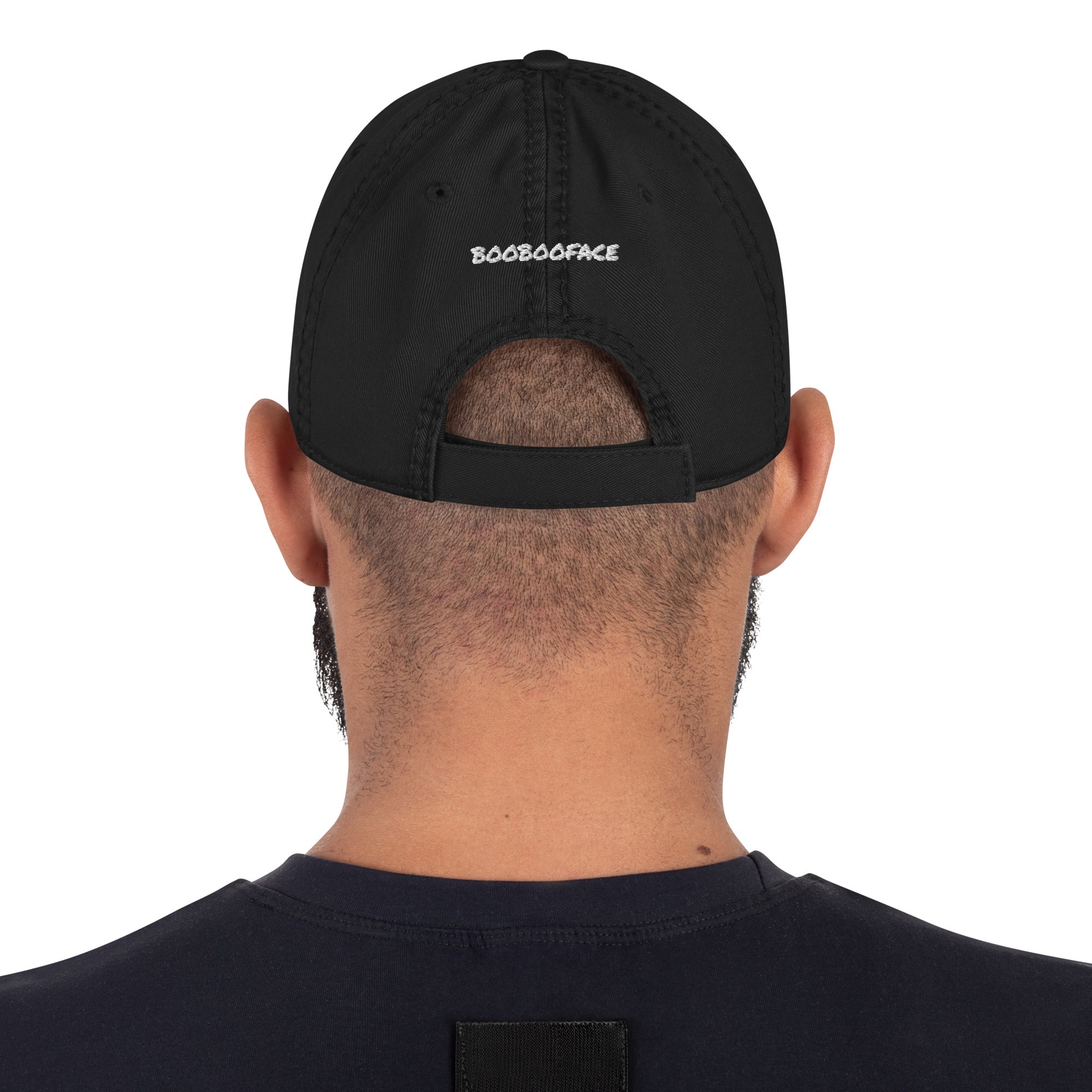 BooBooFace Distressed Dad Hat in Gray, Blue or Black - MacAi & Co