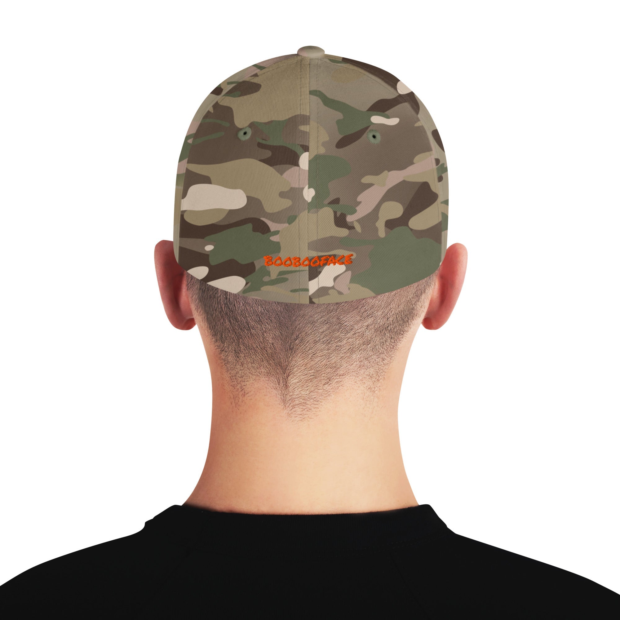 BooBooFace Grey or Camo Structured Twill Cap from MacAi 7 Co - MacAi & Co