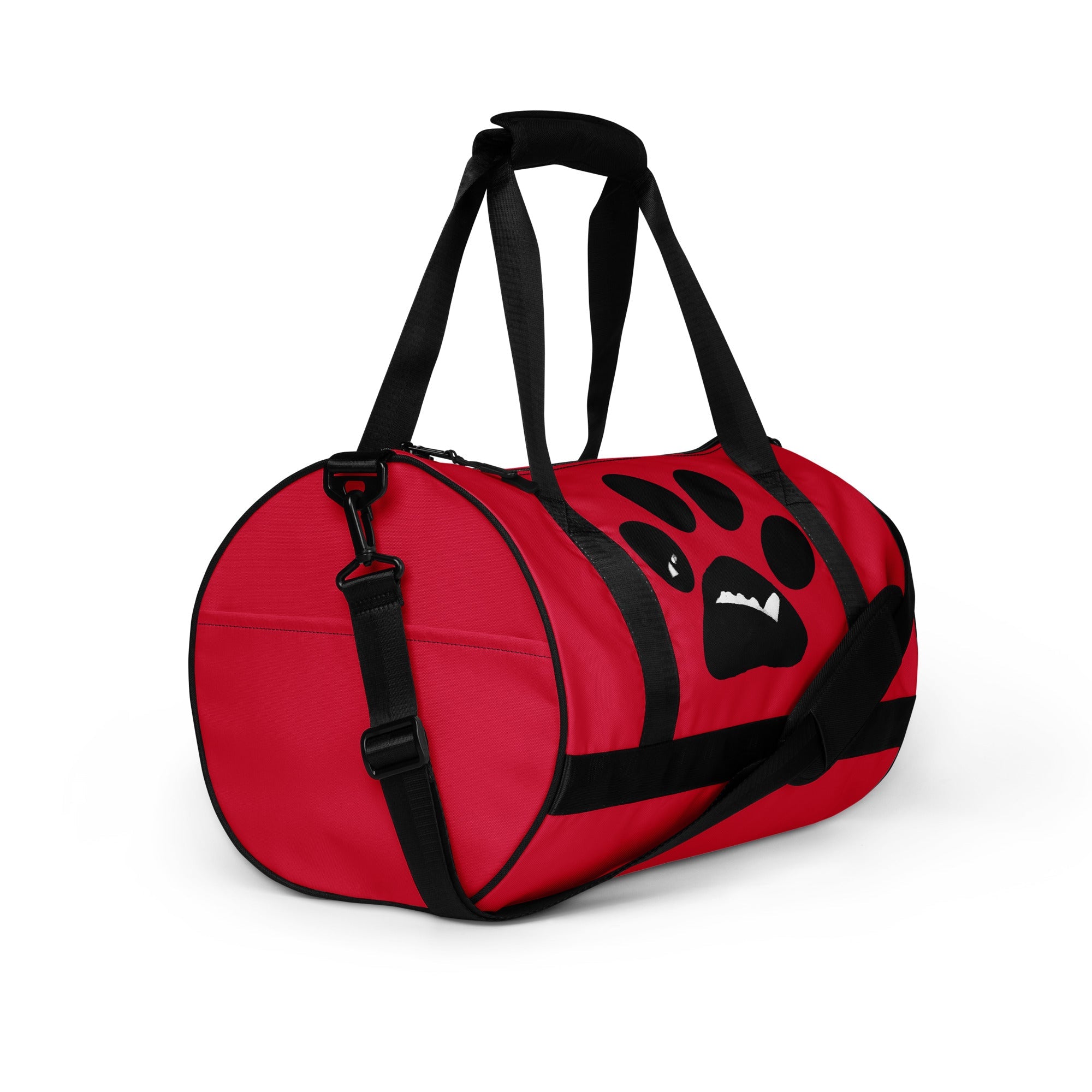 BooBooFace in brilliant red color gym bag from MacAi & Co - MacAi & Co