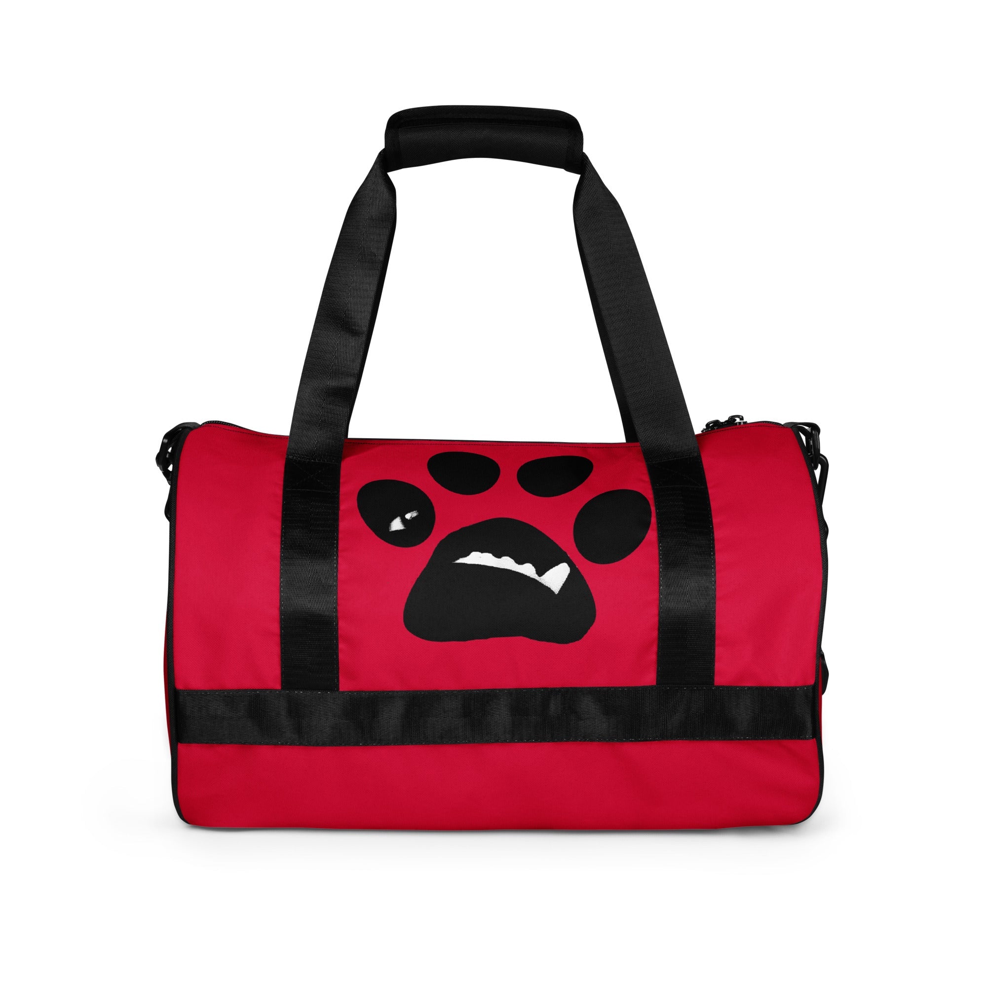 BooBooFace in brilliant red color gym bag from MacAi & Co - MacAi & Co