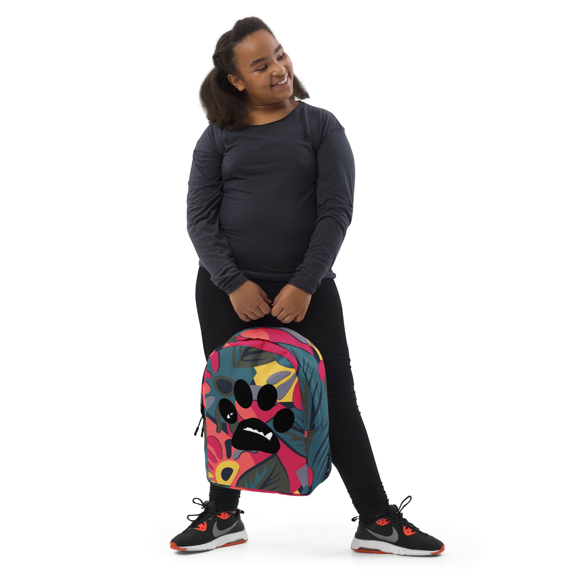 BooBooFace New design abstract color Minimalist Backpack - MacAi & Co
