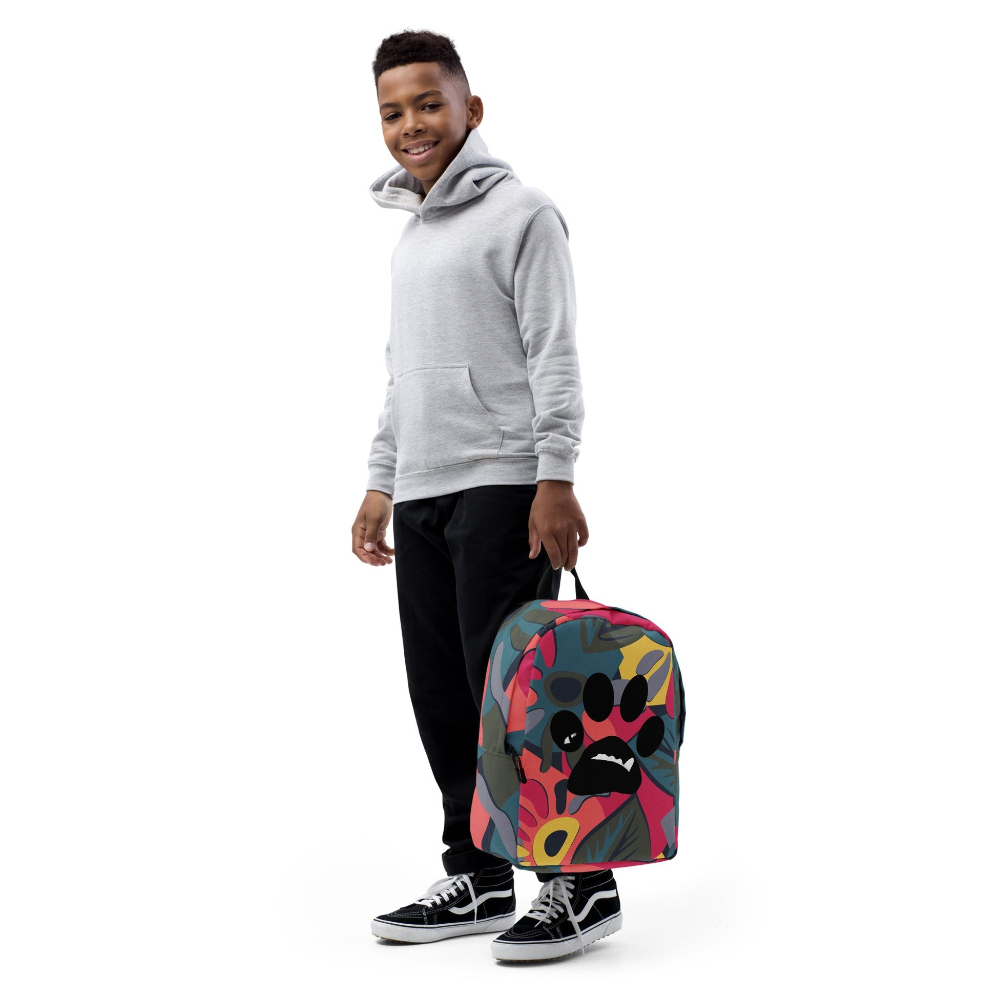 BooBooFace New design abstract color Minimalist Backpack - MacAi & Co