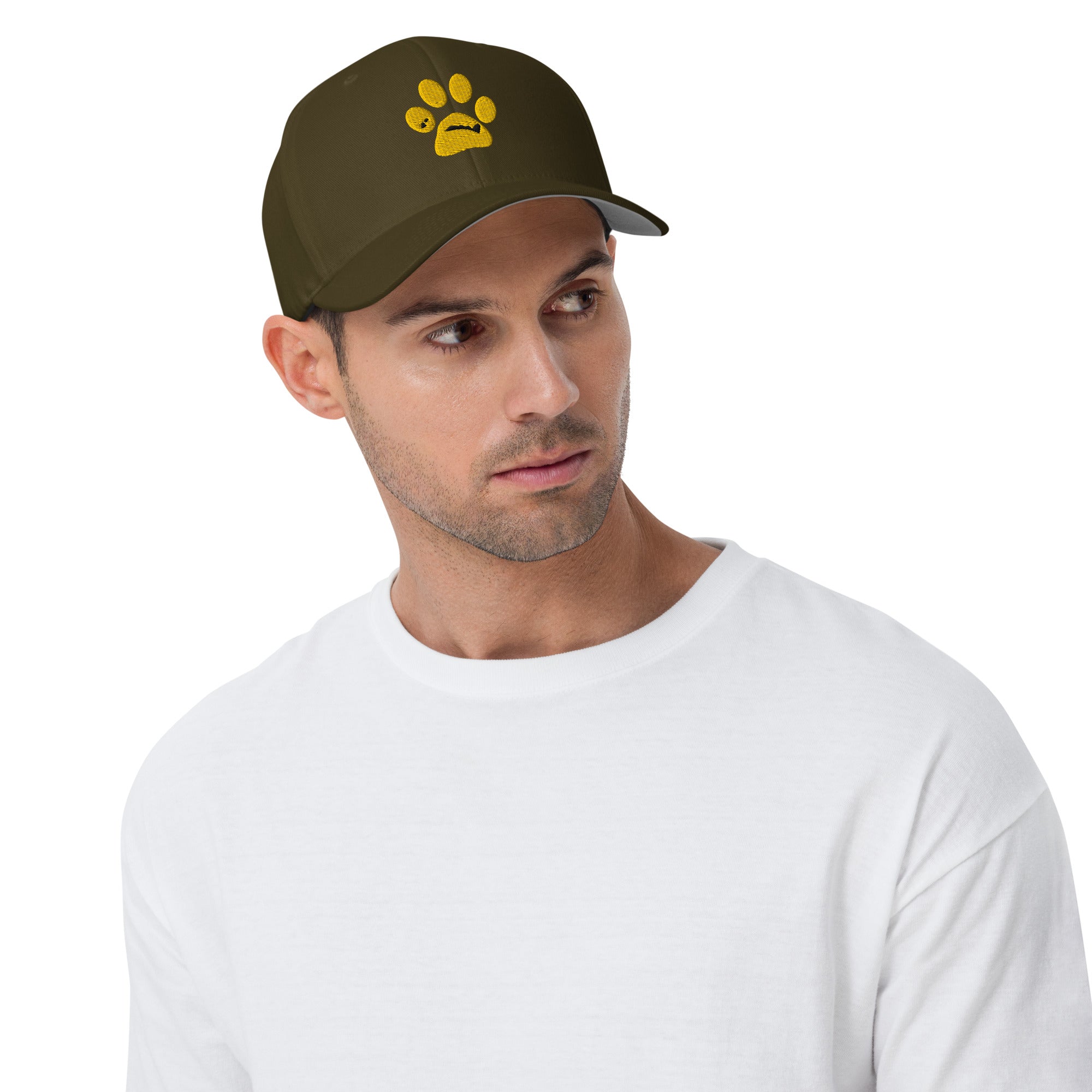 BooBooFace Olive or White Structured Twill Cap - MacAi & Co