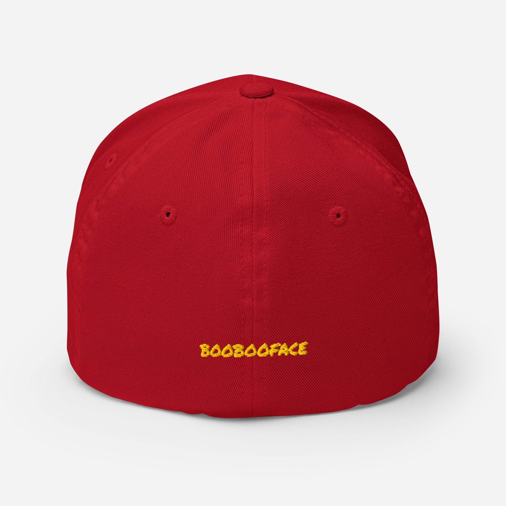 BooBooFace Red or White Structured Twill Cap - MacAi & Co