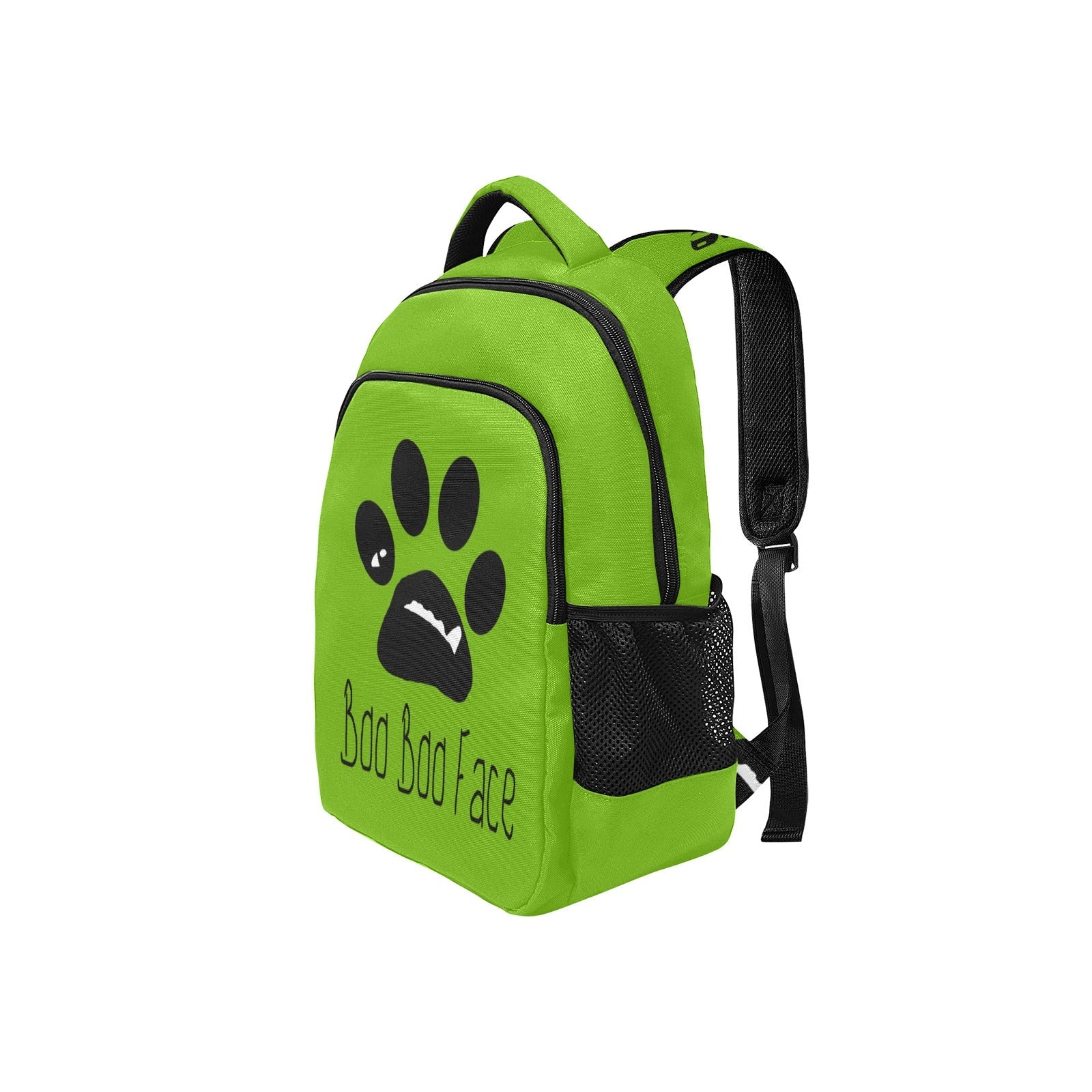 BooBooFace Unisex Backpack in Neon Green Multifunctional Pockets - MacAi & Co