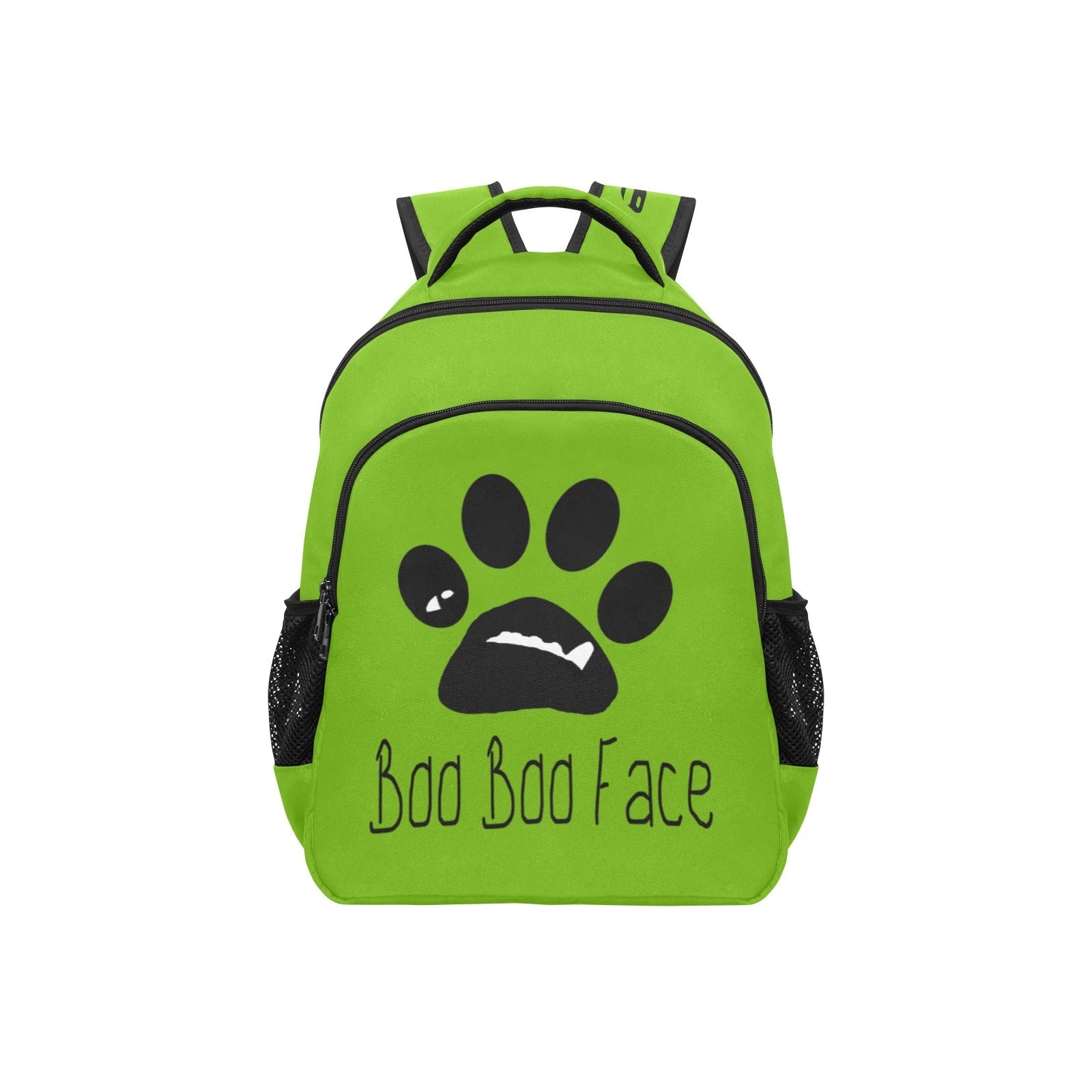 BooBooFace Unisex Backpack in Neon Green Multifunctional Pockets - MacAi & Co