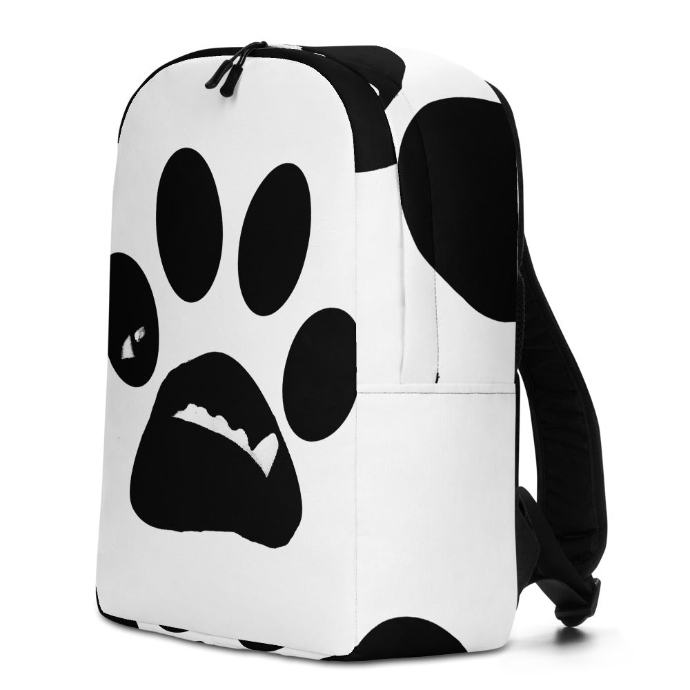 BooBooFace White Backpack Unisex from MacAi & Co - MacAi & Co