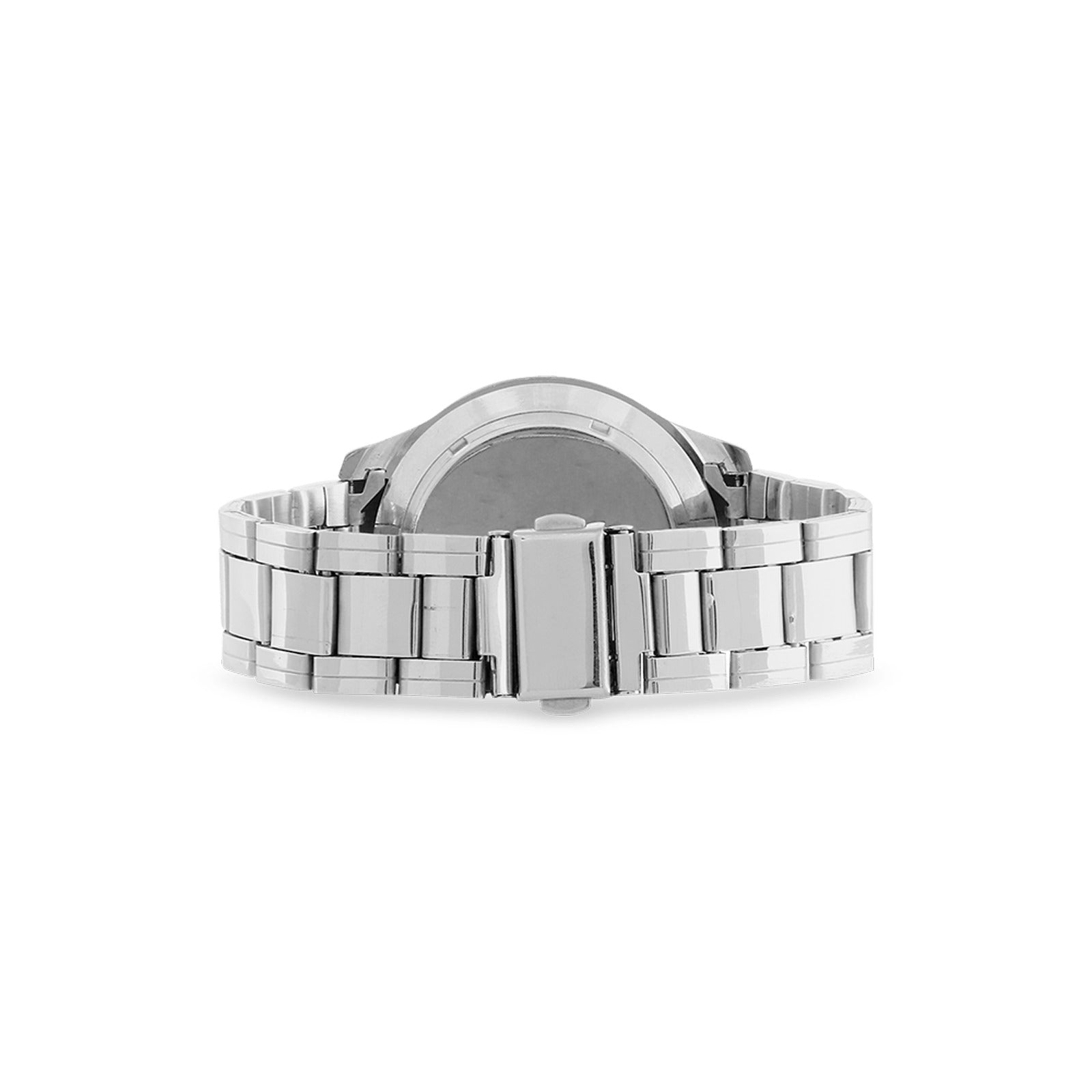 BooBooFace Unisex Stainless Steel with Adjustable band