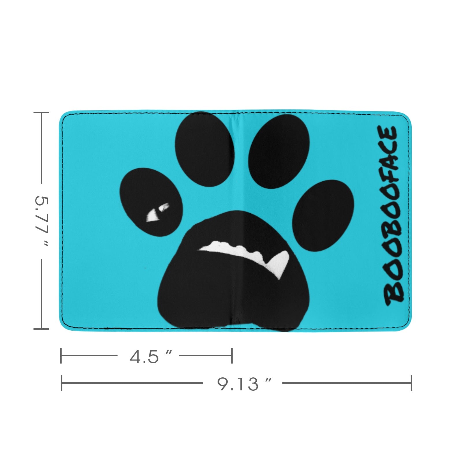 BooBooFace Passport  Holder In Aqua Blue from MacAi & Co Travel Overseas Daily