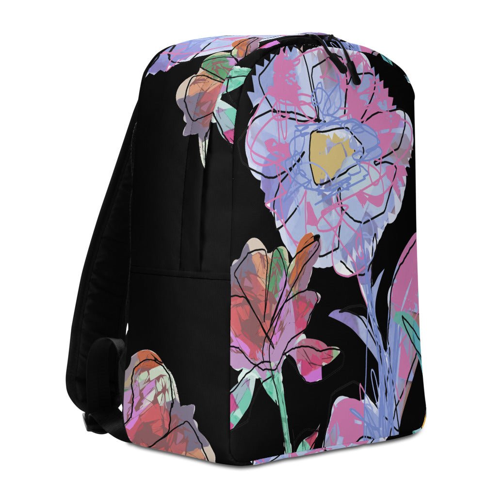 Impressionist Flower Backpack design from MacAi & Co Backpack for travel Men Women Girls - MacAi & Co