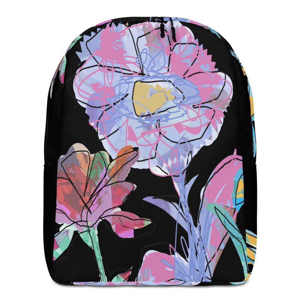 Impressionist Flower Backpack design from MacAi & Co Backpack for travel Men Women Girls - MacAi & Co