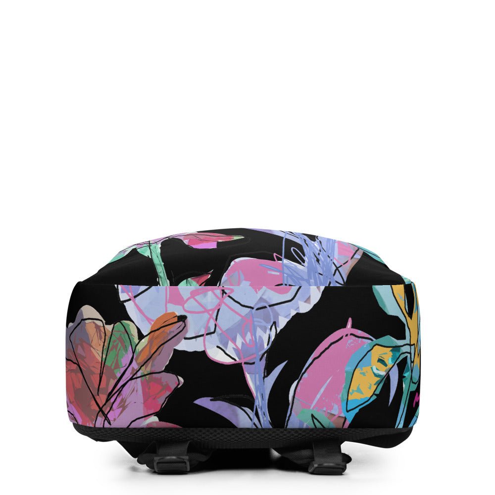 Impressionist Flower Backpack design from MacAi & Co Backpack for travel Men Women Girls - MacAi & Co