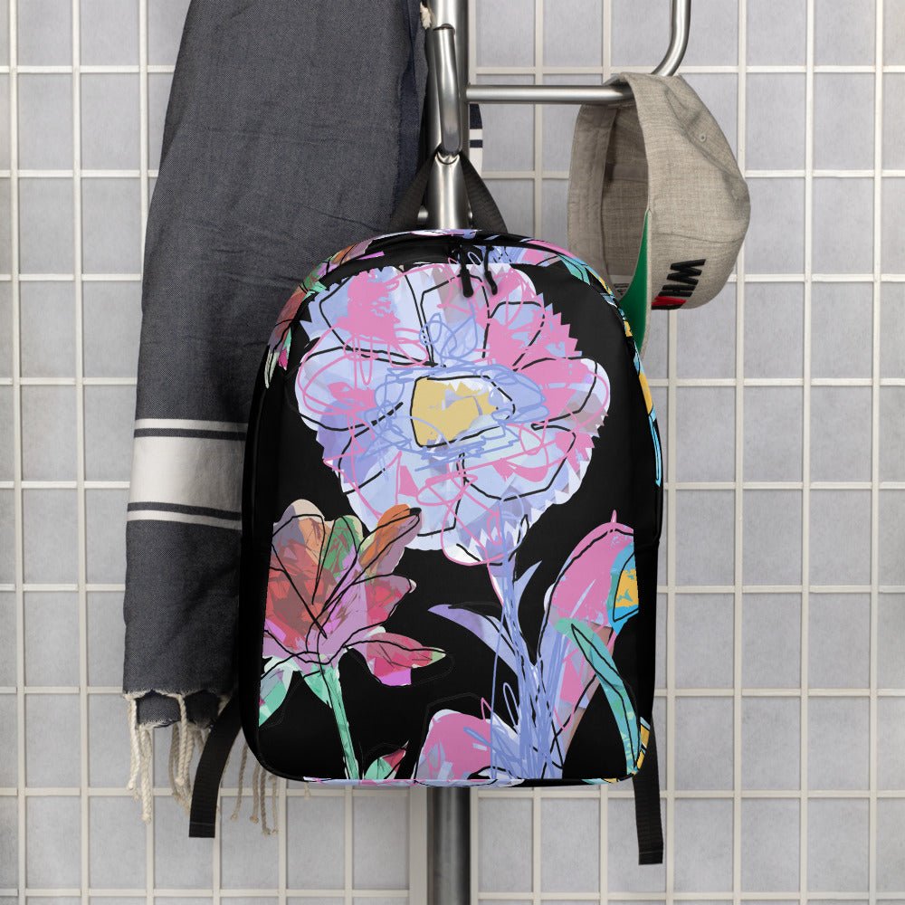 Impressionist Flower Backpack design from MacAi & Co Backpack for travel Men Women Girls - MacAi & Co