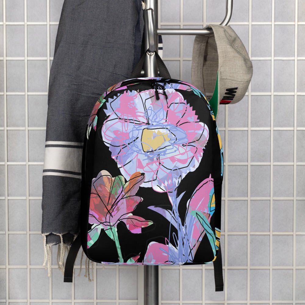 Impressionist Flower Backpack design from MacAi & Co Backpack for travel Men Women Girls - MacAi & Co