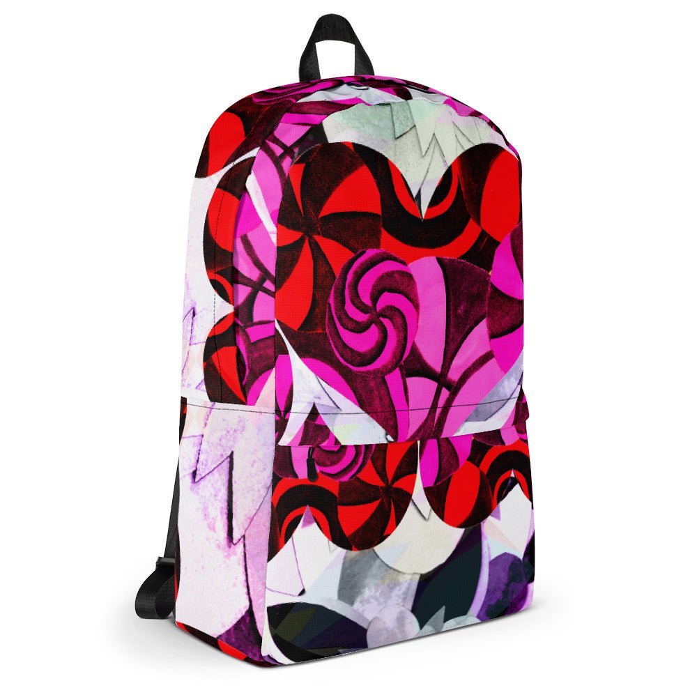 Red Hearts Backpack from MacAi & Co - MacAi & Co