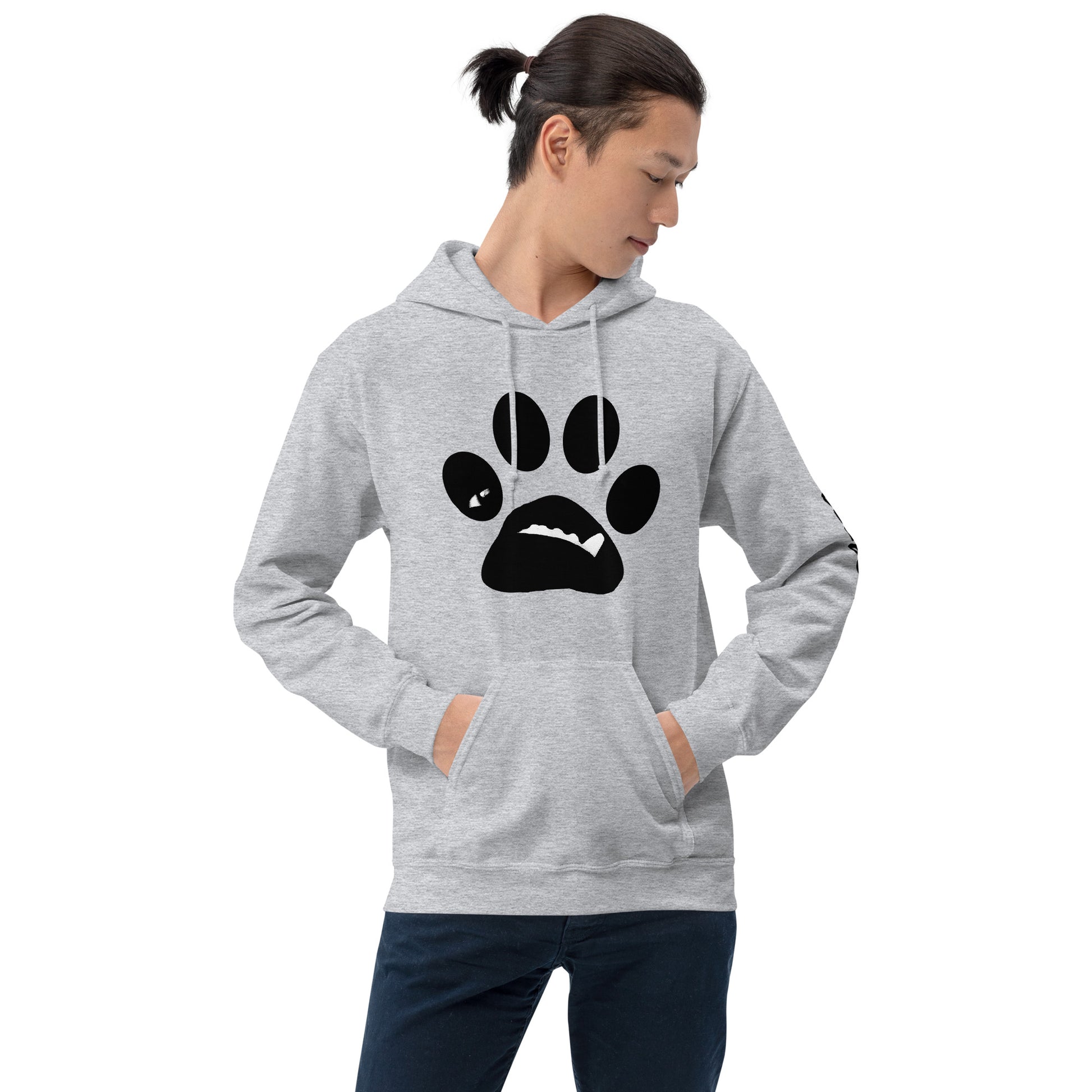 BooBooFace by MacAi & Co Custom  Hoodie  Blue, Grey. Ash, Sand and Light Blue, Travel, Work, Play