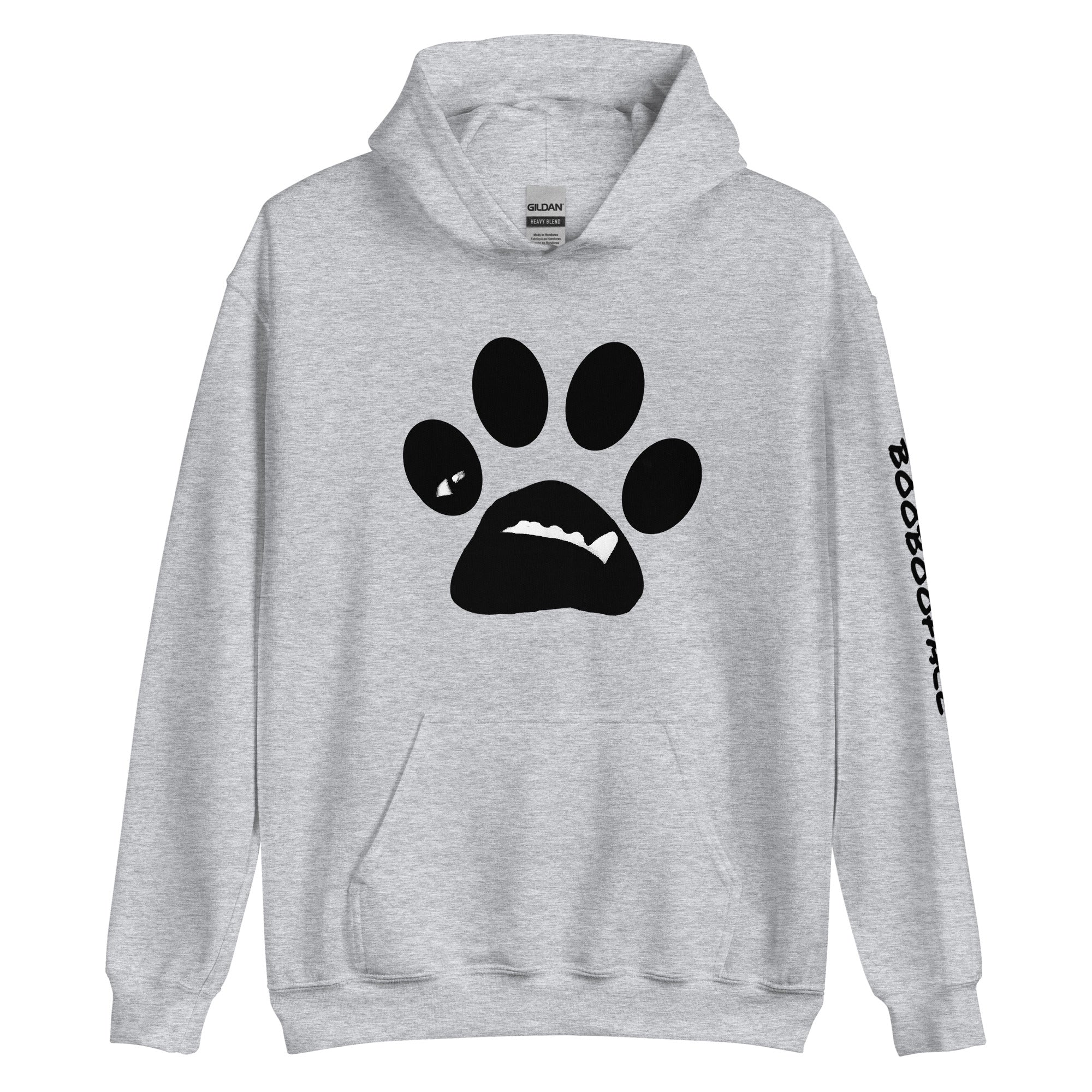 BooBooFace by MacAi & Co Dog Lovers Unisex Hoodie  Blue, Grey. Ash, Sand and Light Blue