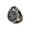Bodybuilder Custom Watch by MacAi Unisex Stainless Steel Leather Strap Watch