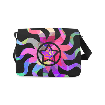 Purple Star Messenger Bag from MacAi & Co Unisex Outdoor and Daily Use
