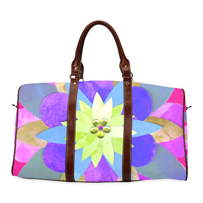 Large Carry All Travel Bag  Flowers Abstract from MacAi & Co for Travel Waterproof Fabric