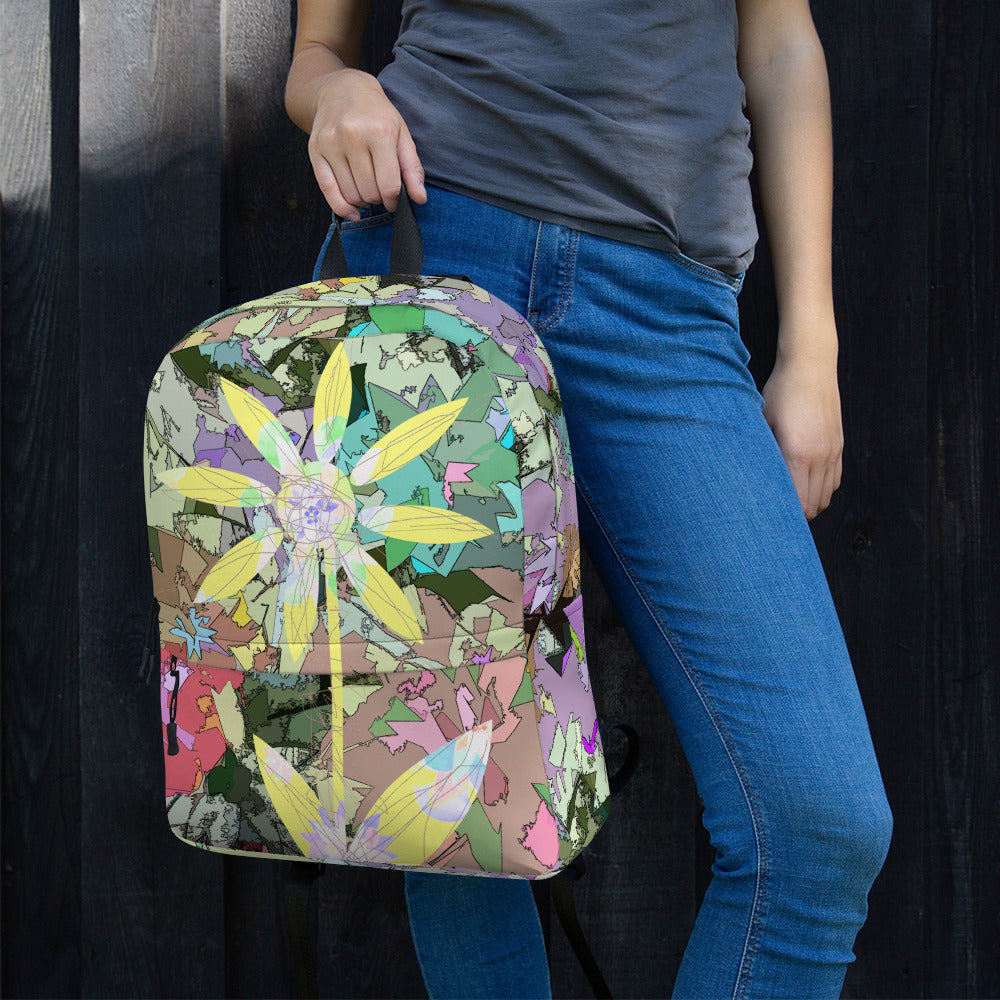 Pencil Flower Backpack from MacAi & Co for Travel and Outdoors Unisex