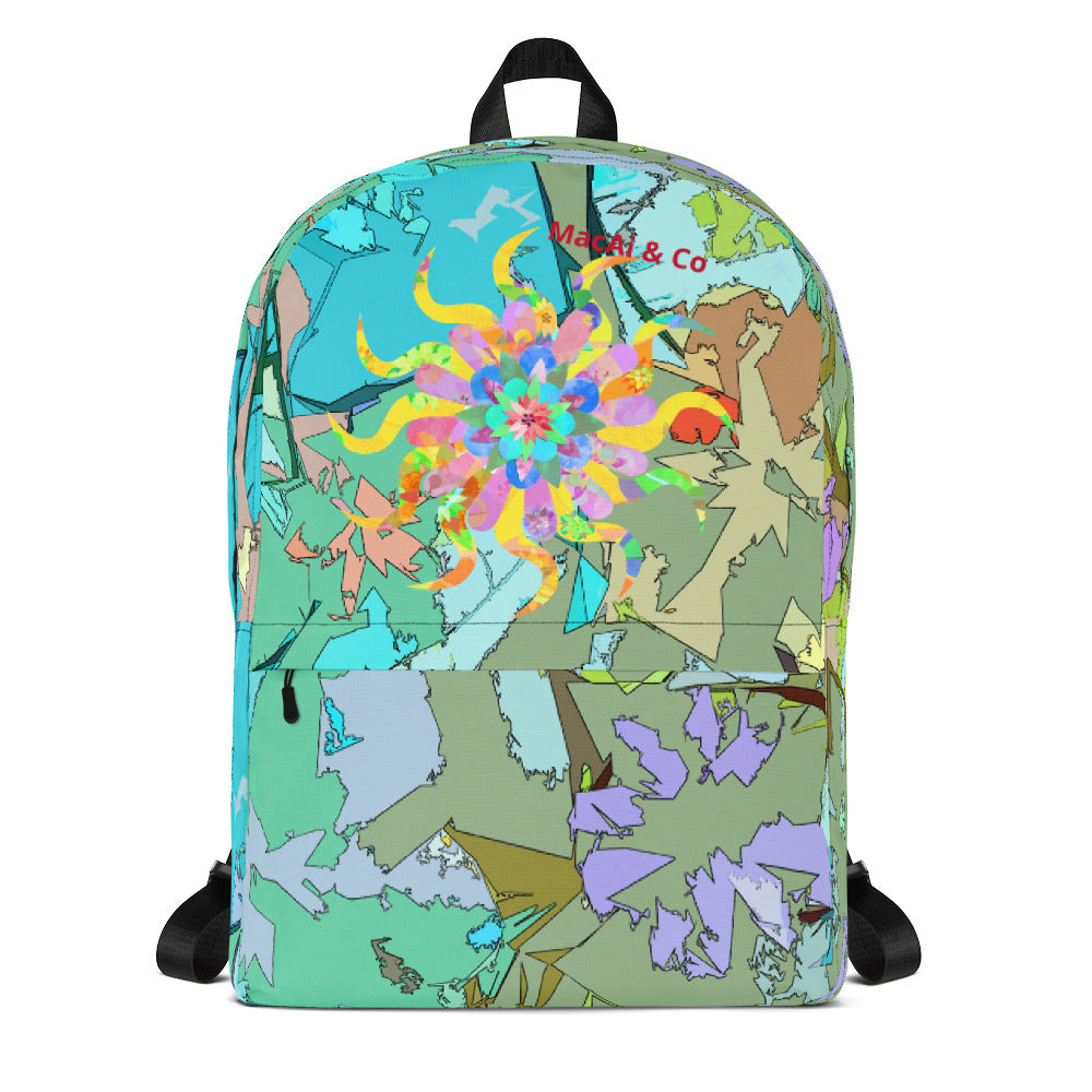 MacAi & Co Custom Backpack Summer Hiking Outdoors Workouts Hiking Gym School Lightweight Bag Unisex