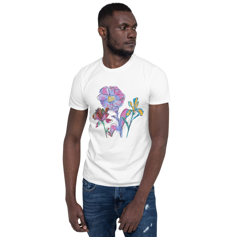 Impressionist Flower T-Shirt from MacAi & Co Easy Wear Unisex